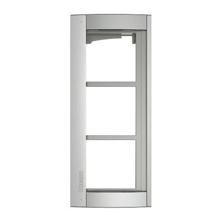 Bticino Sfera 3 Module Frame and Surround Plate Allmetal