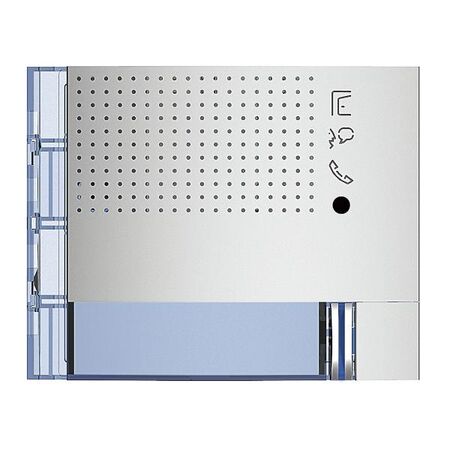 Bticino Sfera New 1 Pushbutton Audio Speaker Module front Cover Allmetal