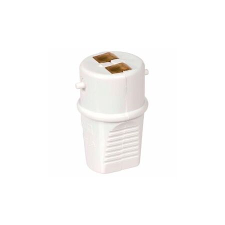 HPM Halogen Bayonet Cap Adaptor White