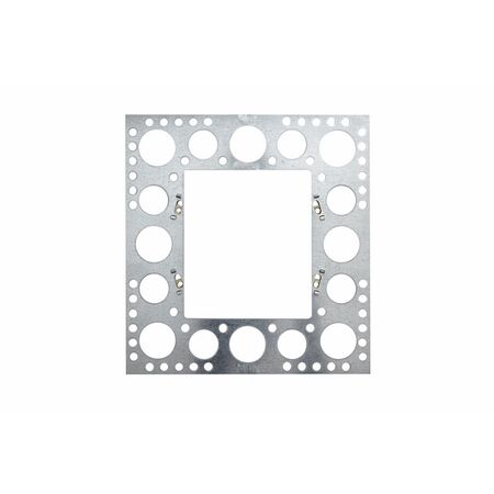 Como - Render mounting bracket for Como 4 gang metal