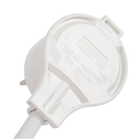 HPM General Purpose 175J 6 Outlet Surge Protected Switched Powerboard White