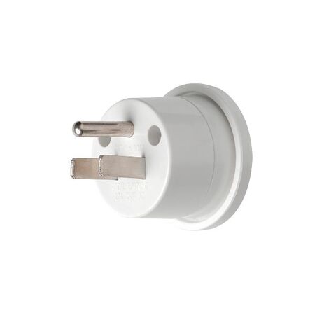 HPM 10A 2400W AUS/NZ to UK Travel Adaptor White