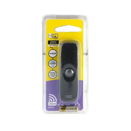 HPM Wireless Bell Press Transmitter Charcoal
