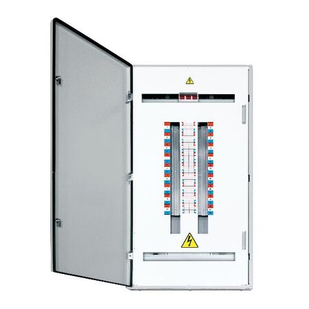 DEFENDER S - 18 POLE DISTRIBUTION BOARD 250A 2 DIN IP42 GREY