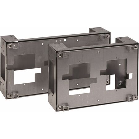 Excel Life - Medical - Standard recessed wall box 2 gang 100mm spacing 225x150x65 metal