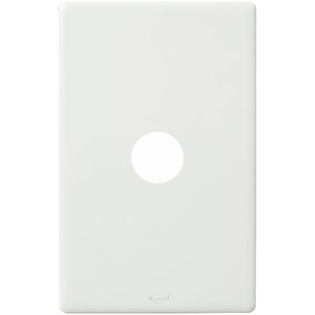 Excel Life Switch Coverplate 1 Gang Gloss White