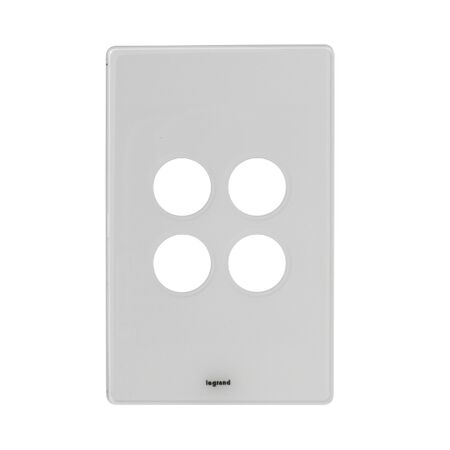 Excel Life Switch Coverplate 4 Gang Ice