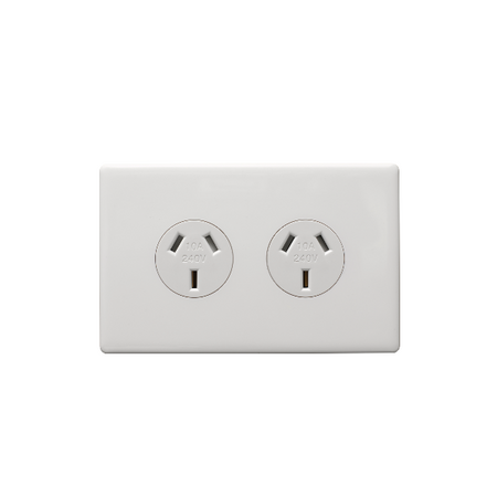 Excel Life 10A Autoswitch Horizontal Double Powerpoint Gloss White