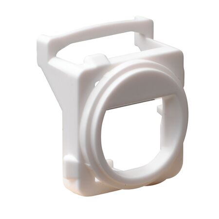 Excel Life - Phone TV, data and AV sockets keystone adaptor for Tyco/AMP jacks - White