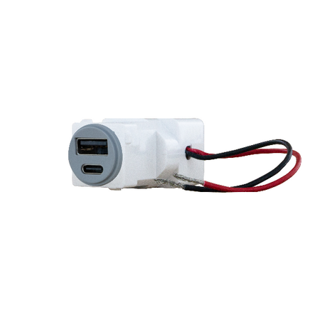 Excel Life Type A+C 15W USB Charger Mechanism Urban Grey