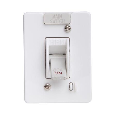 HPM 3P 80A 415V a.c. Front Entry Surface Mount Mains Switch