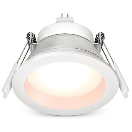 HPM MR16 12V 7W LED Warm White Downlight 70mm White