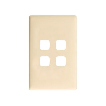 Linea Coverplate 4 gang runaway bride