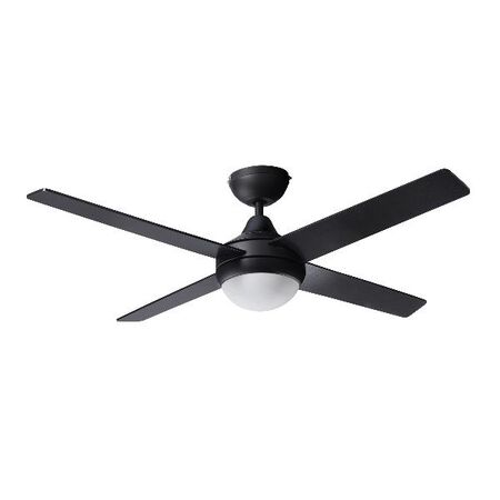 HPM Inspire Plywood with Light 4 Blades Hangsure Ceiling Fan 1220mm 48in Black