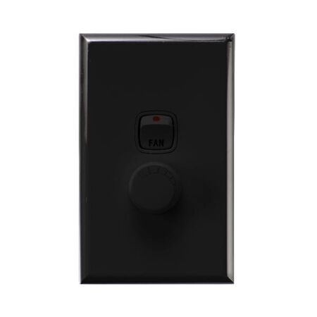 Excel - Vertical rotary fan controller 300VA black