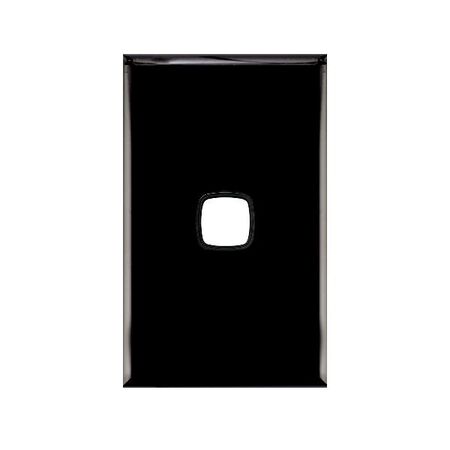 Excel - Grid & plate For 770 series mechanisms - 1 gang black