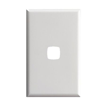 EXCEL - 1 Gang Switch Coverplate Only - White