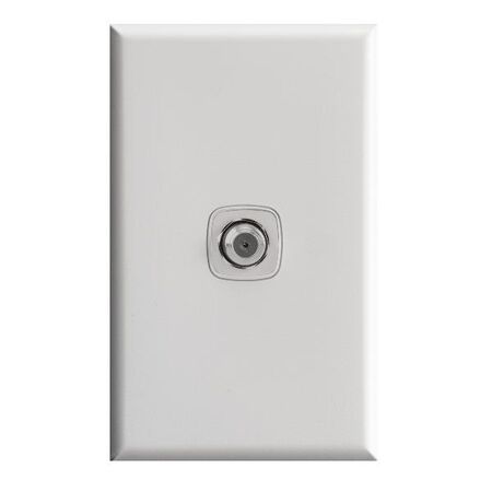 Excel - TV outlet F-type 1 gang 3GHz white