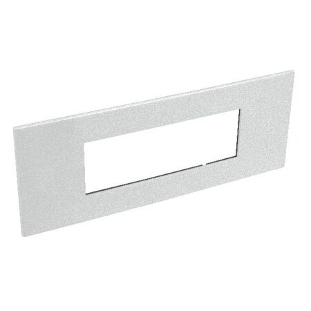 ARTEOR Square 6 Module Horizontal Coverplate Soft Aluminium