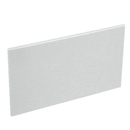 ARTEOR Blank Plate 2 Gang Soft Aluminium