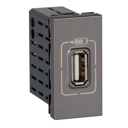 Legrand Arteor 1.5A Single USB Type A Charger Module Mechanism Magensium
