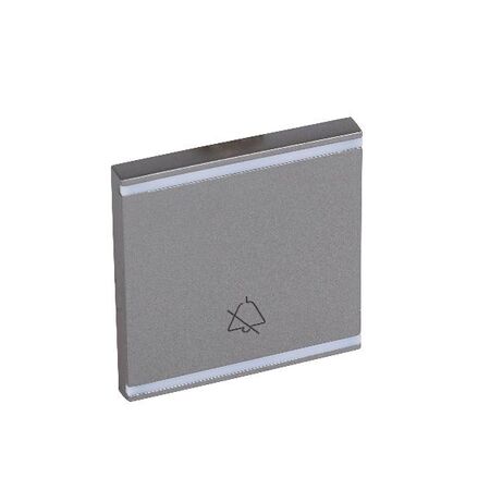 Arteor hotel equipment - BUS/SCS - Square key cover - with symbol DO NOT DISTURB - 2 modules magnesium