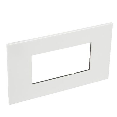 ARTEOR Square 4 Module Horizontal Coverplate White