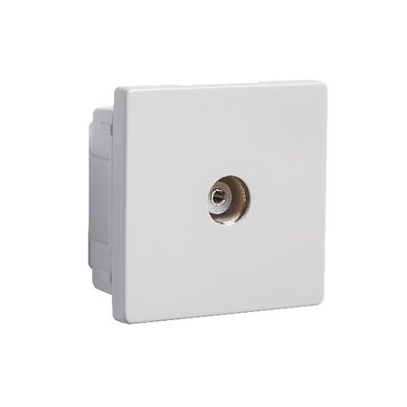 Como PAL to F Type 1 Gang TV Mechanism White