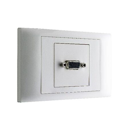 Excel Life - Common plate - Video outlet S-video white