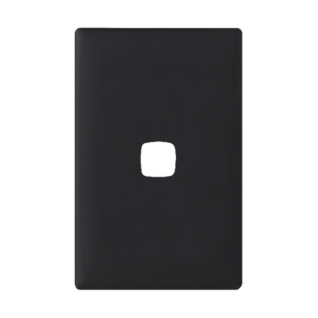 Linea - Coverplate 1 gang soft touch midnight dash