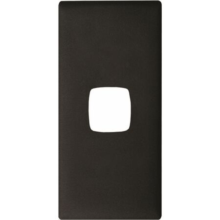 Linea Architrave coverplate 1 gang asphalt