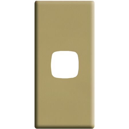 Linea Architrave coverplate 1 gang 5 oclock olive