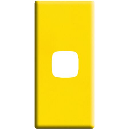 Linea Architrave coverplate 1 gang sunshine