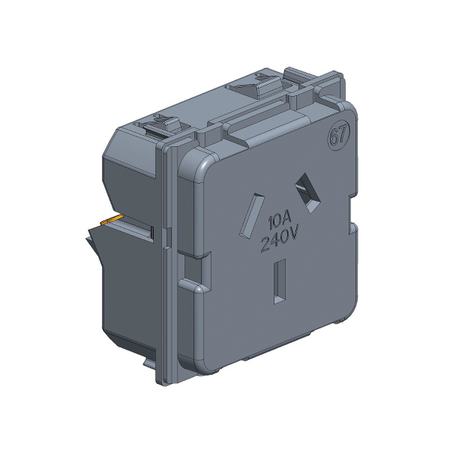 Bticino Living Now 10A Autoswitch Single Powerpoint Mechanism