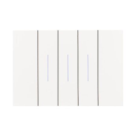 Bticino Living Now 10A 3 Gang Switch White