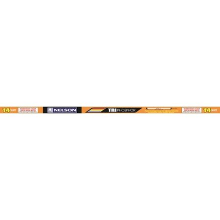 Nelson - Fluorescent T5 lamp Straight - 14W warm white 3000K 549mm - Rated average 12000 hours life