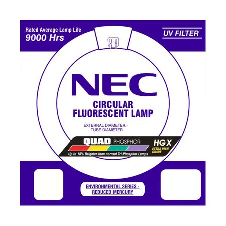 NEC - Circular fluorescent T9 lamp - 32W natural white 5000K 9000h - quad phosphor