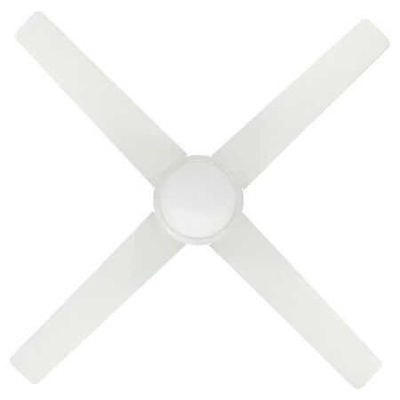 HPM Inspire Plywood with Light 4 Blades Hangsure Ceiling Fan 1220mm 48in White