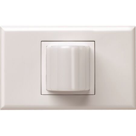 Excel - Bulkhead light red 12/24V a.c. gloss white