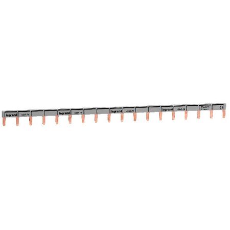Legrand 1P+N 18 Module Prong-Type Universal Supply Busbar