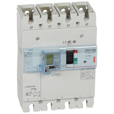 DPX³ 250 Thermal Magnetic MCCB with e.l.c.bs - Icu 36 kA - 400 V~ - 4P - 160 A