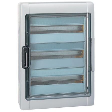 Plexo3 IP65 Surface Mount Enclosure 54 (3x18) Modules 622Hx448Wx161Dmm