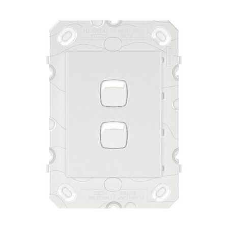 Arteor 770 series - Vertical rocker switch - Single Pole Double Throw 2 gang 2 way 16A 240V a.c. white