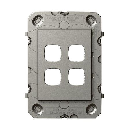 Arteor 770 series - Grid 4 Gang magnesium