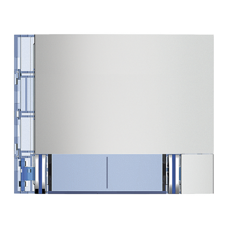 Bticino Sfera New Double Column 2 Pushbutton Front Cover Plate Allmetal