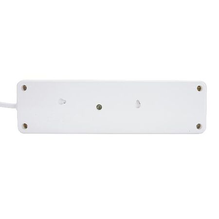 HPM General Purpose 175J 4 Outlet USB Charging Switched Powerboard White