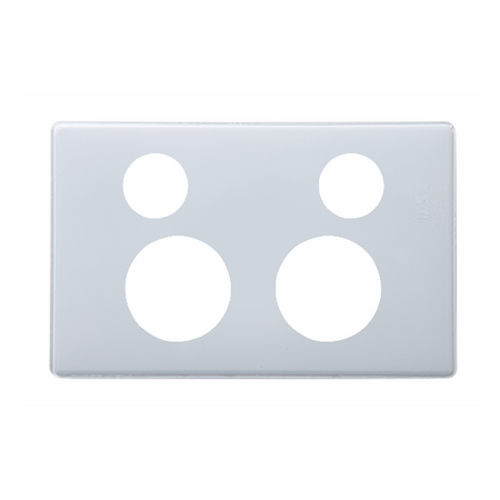 Excel Life Horizontal Double Powerpoint Coverplate Ice