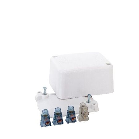HPM 4 x 50A Terminals Junction Box 68x89x44mm White