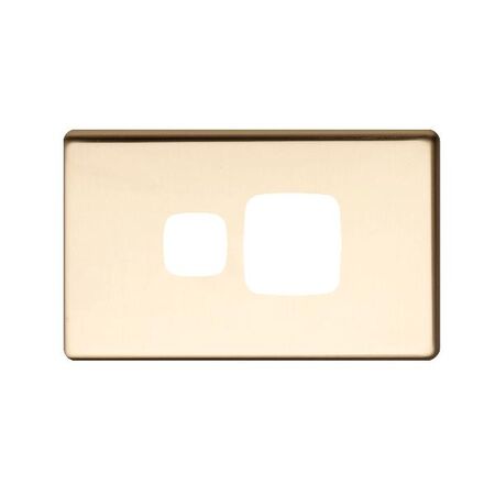Excel - Plate only polished brass