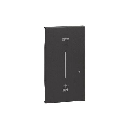 Living Now with Netatmo 2 Module Wireless Switch Cover Black